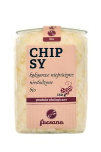 Chipsy kokosowe niepraone niesodz. BIO 150 g - 2842298183