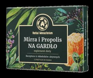 Mirra i propolis x12 tabletek Herbal Pharmaceuticals - 2860036141