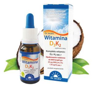 Witamina D3+K2 20ml Dr.Jacob's - 2860036380