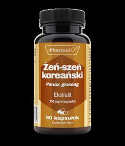 e-sze koreaski Panax ginseng 250 mg 90 kaps PharmoVit