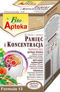 Fito Apteka Pami i Koncentracja herbata 20 torebek po 2g Malwa - 2862735280