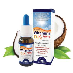 Witamina D3 K2 FORTE Dr. Jacob's 20 ml - 2860036969