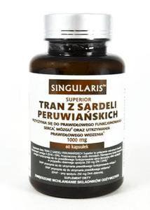 Tran z sardeli peruwiaskich 60 kaps Singularis - 2860037319