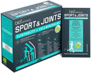 Organiczne Elektrolity SPORT & JOINTS 14 saszetek BioFarmacja - 2877459563