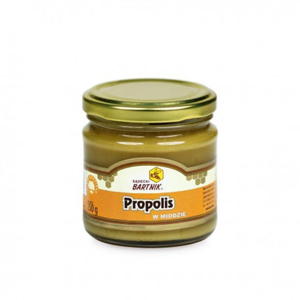 Mid z propolisem - 250 g, propolis w miodzie Bartnik - 2860037358