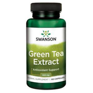 Green tea ekstrakt ( Zielona herbata) - 500mg/60kaps Swanson - 2860037402