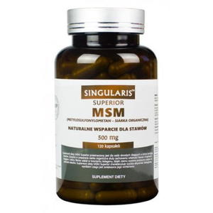 MSM 500 mg 120 kaps Singularis - 2860037416
