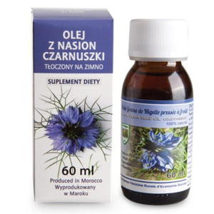 Olej spoywczy z czarnuszki siewnej 60ml Maroko - 2863174779