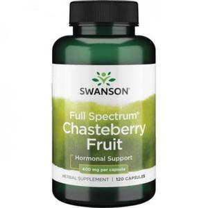 Swanson Chasteberry Fruit (Vitex , Niepokalanek pospolity) 400mg - (120 kap) - 2868476974