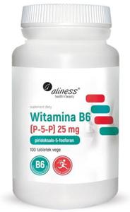 Witamina B6 (P-5-P) 25 mg x 100 tabletek VEGE - 2876190438