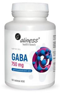GABA (Gamma amino butyric acid) 750 mg x 100 Vege tabs - 2876190449