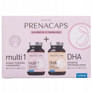 Formeds Prenacaps Multi 1 + DHA 60 kaps do 12 tyg - 2875769511