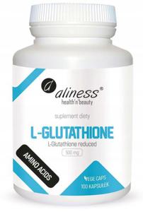 Aliness L-Glutathione glutation 500mg 100 caps. - 2875769526