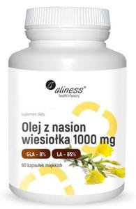 Olej z nasion wiesioka 9% 1000 mg x 90 kapsuek Aliness - 2876301429