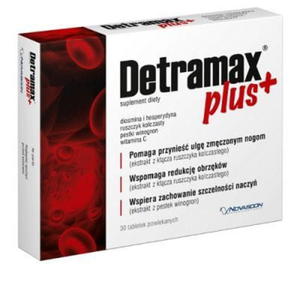 DETRAMAX PLUS 30 tabletek Novascon - 2876892655