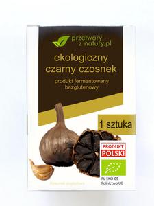 CZARNY CZOSNEK BEZGLUTENOWY BIO (1 szt.) - PRZETWORY Z NATURY - 2872685972