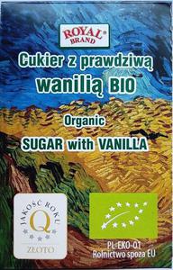 CUKIER Z WANILI BOURBON BIO 70 g - ROYAL BRAND - 2871488013