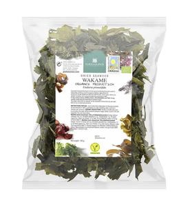 ALGI MORSKIE SUSZONE - WAKAME BIO 100 g (TOREBKA FOLIOWA) - PORTO MUINOS - 2875590475