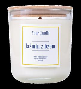 WIECA SOJOWA ZAPACHOWA JAMIN Z BZEM 210 ml - YOUR CANDLE - 2878044628