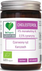 TABLETKI NA PRAWIDOWY POZIOM CHOLESTEROLU (CZERWONY RY, KARCZOCH) BIO 100 szt. - BE ORGANIC - 2873097906