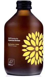 KOMBUCHA Z KURKUM I IMBIREM BEZGLUTENOWA BIO 330 ml - VIGO - 2876360274