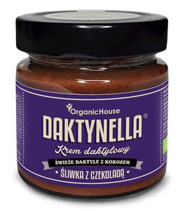 KREM KOKOSOWO - DAKTYLOWY LIWKA Z CZEKOLAD BEZGLUTENOWY BIO 190 g - ORGANICHOUSE (DAKTYNELLA) - 2876253868