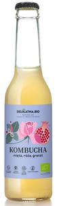 KOMBUCHA Z MIT, Rӯ I GRANATEM BIO 270 ml - DELIKATNA (ZAKWASOWNIA) - 2877059750