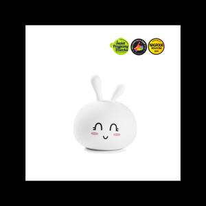 Lampka silikonowa LED biaa - Krlik Sodziak | Rabbit & Friends - 2876430246