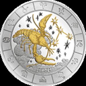Rwanda - 2009, 1000 Francs - Znaki zodiaku - Rak