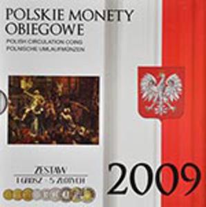 Polskie Monety Obiegowe 2009 - Zestaw 1 grosz - 5 zotych - 2833160212