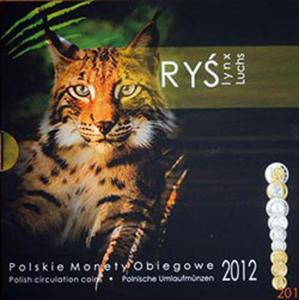 Polskie Monety Obiegowe 2012 - Zestaw 1 grosz - 5 zotych + Ry (Lynx) - 2833159625