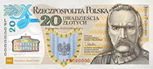 20 z 2014 - Jzef Pisudski - 100. rocznica utworzenia Legionw Polskich - banknot - 2833159592