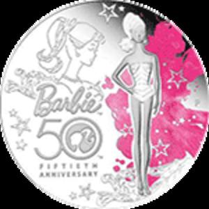 Tuvalu - 2009, 1 dolar - 50 rocznica Barbie - 2833161188