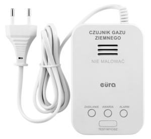 Czujnik gazu EURA GD-01A2 230V/ 50Hz przewodowy gaz ziemny - 2876559283