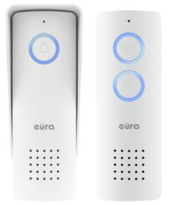 Domofon bezprzewodowy EURA ADP-80A3 - biay, 426~440 MHz, zasig do 100m, obsuga 1 wejcia - 2880204031