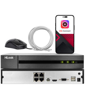 NVR-4CH-5MP/4P Rejestrator IP 4 kanaowy sieciowy z POE HiLook by Hikvision - 2875585914