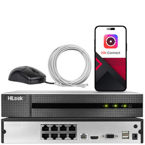 NVR-8CH-4MP/8P Rejestrator IP 8 kanaowy sieciowy z POE HiLook by Hikvision - 2875716373