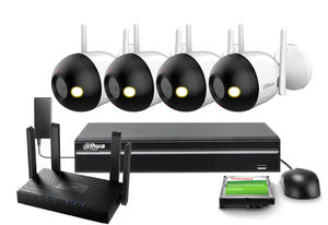 Zestaw do monitoringu Wi-Fi 4x F4C-PV 4Mpx IR 30m Dahua - 2881592657