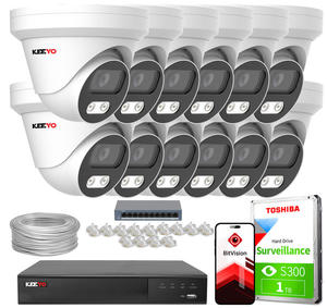 Zestaw do monitoringu IP KEEYO 12x LV-V-IP8M25DF-DL 8Mpx Podwjne owietlenie - 2880507595