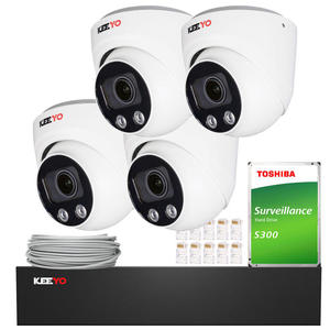 Zestaw do monitoringu KEEYO 4x LV-V-IP5M3AF-DL 4K Funkcje Ai - 2881593245