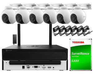 Zestaw do monitoringu Wi-Fi EZVIZ 6x H8 Pro 2K - 2881593306