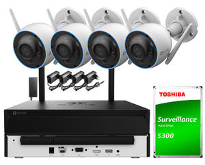 Zestaw do monitoringu Wi-Fi EZVIZ 4x H3 3Mpx - 2881593311