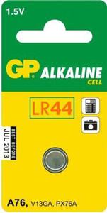 BATERIA ALKALICZNA ZEGARKOWA 1.5V A76, LR44, AG13 - 2867677444