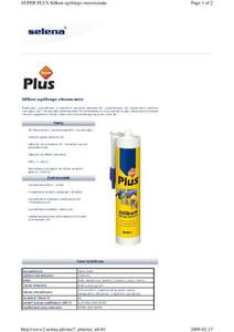 SILIKON SUPER PLUS 280ML BEZBARWNY - 2878732581