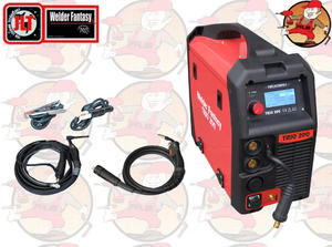 Pautomat spawalniczy 3w1 TRIO 200A MIG/MAG TIG MMA Welder Fantasy + komplet uchwytw PARKER - 2860651549