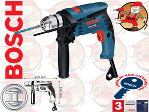 GSB13RE Wiertarka udarowa BOSCH 600W 13mm GSB 13 RE nr.kat.0601217100 - 2825624937