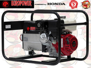 EP6500TE EUROPOWER Agregat prdotwrczy 400V/230V 6,5kVA/4,1kW silnik na PB HONDA GX390 - 2846827355