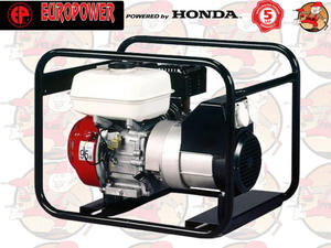 EP3000 IP54 EUROPOWER Agregat prdotwrczy230V 3,0kW silnik na PB HONDA GX200 - 2846827358