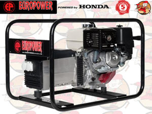 EP6000 IP54 AVR EUROPOWER Agregat prdotwrczy 230V 6,0kW silnik na PB HONDA GX390 - 2846827360