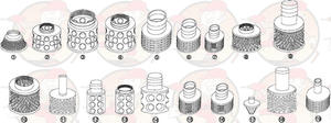 Kosz ssawny do motopompy 2" HONDA 78325-YE5-003